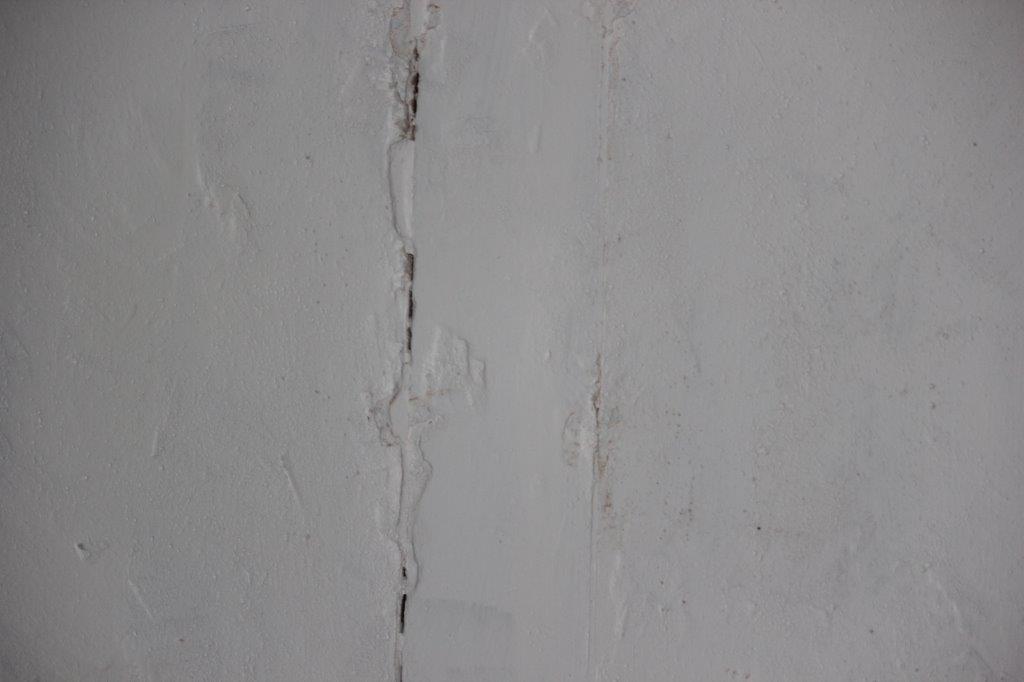 Wall preparation, before